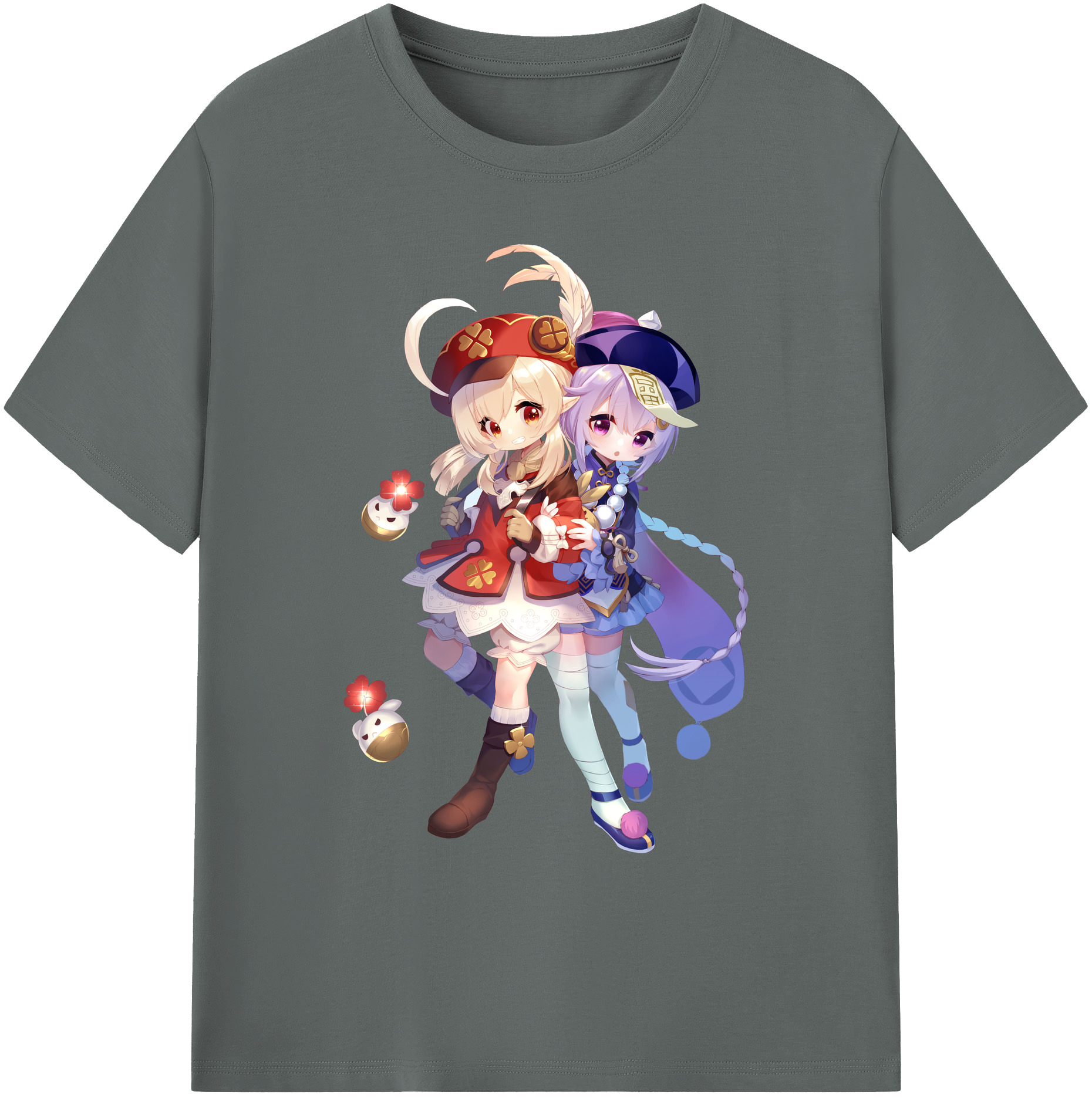 げんし神 七七 なな  genshin Nana 綿100％ メンズ半袖Tシャツ｜肌触りやわらか＆通気性